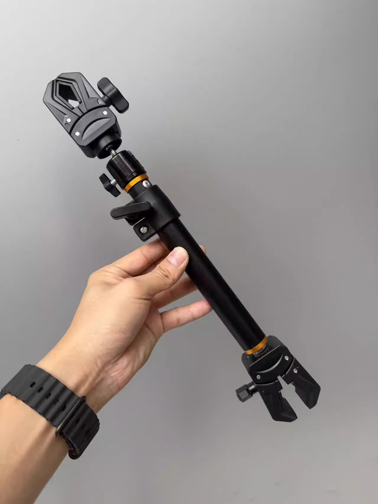 Lacrosse Stick Head - Double Head Thickened Mechanism Clamp Riding