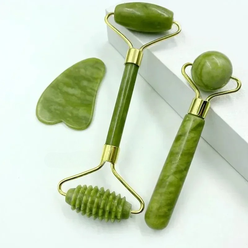 Lacrosse Stick Head - Natural jade roller massager, scraping board,foot