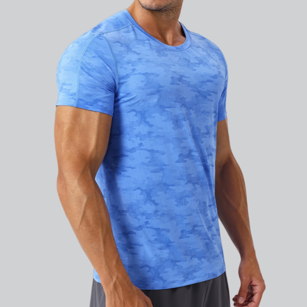 Sports Equipment Logos - Men's Round Neck T-Shirt Sportswear Summer