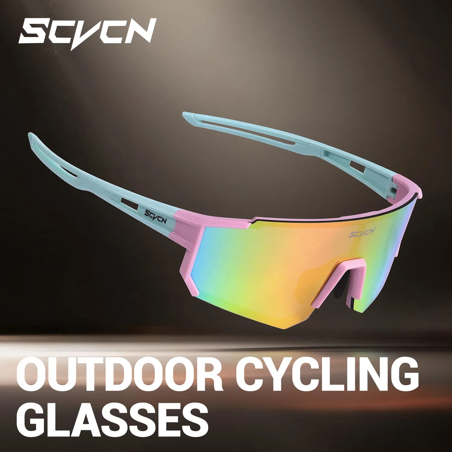 Sports Equipment Photos - SCVCN Women Pink Bike Cycling Glasses