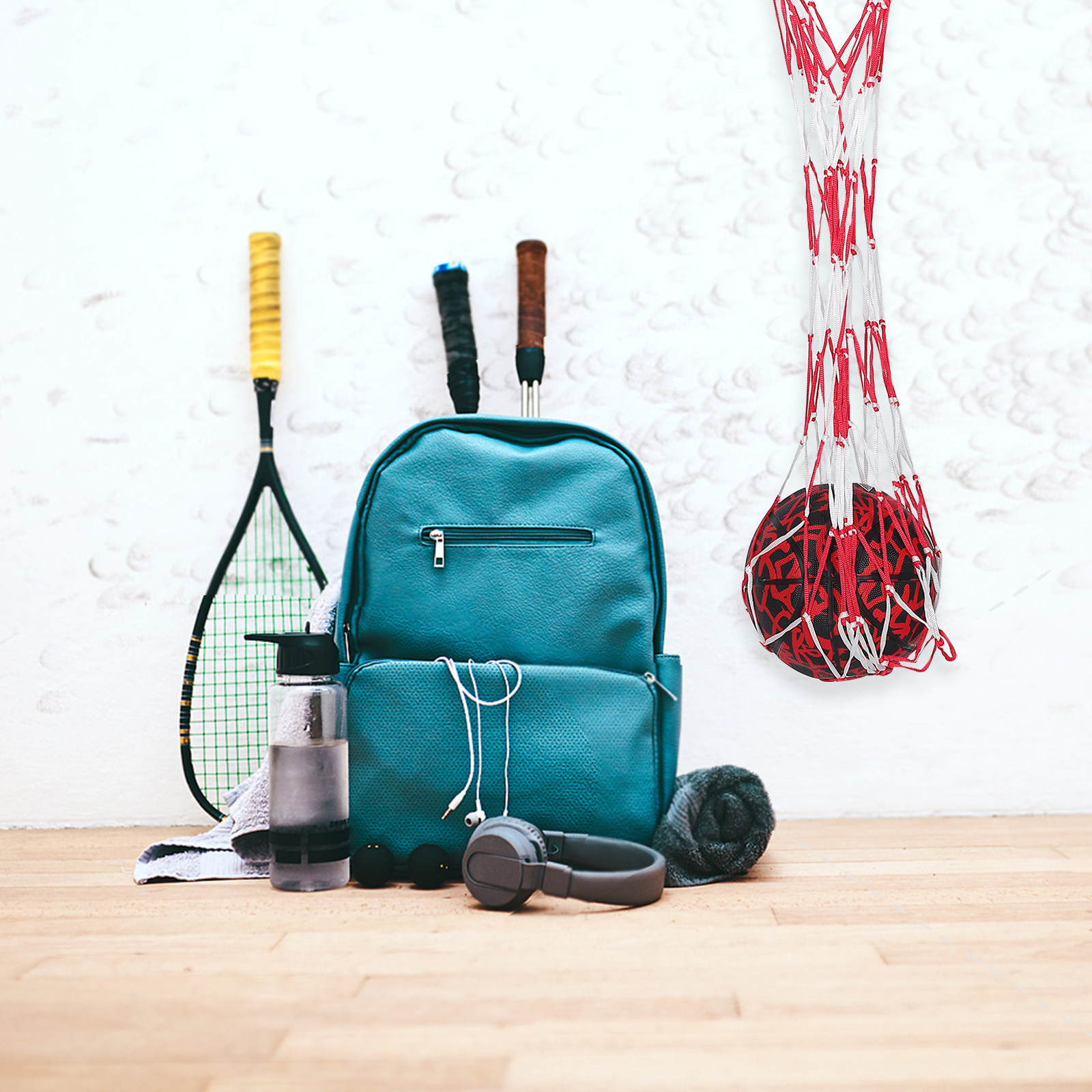 Sports Equipment Outdoor Storage - Mesh Ball Carrying Storage Bag Basketball