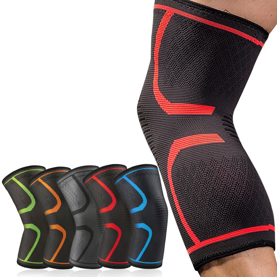 Volleyball Knee Pad - WOSWEIR-1 PC Elastic Knee Pads Nylon