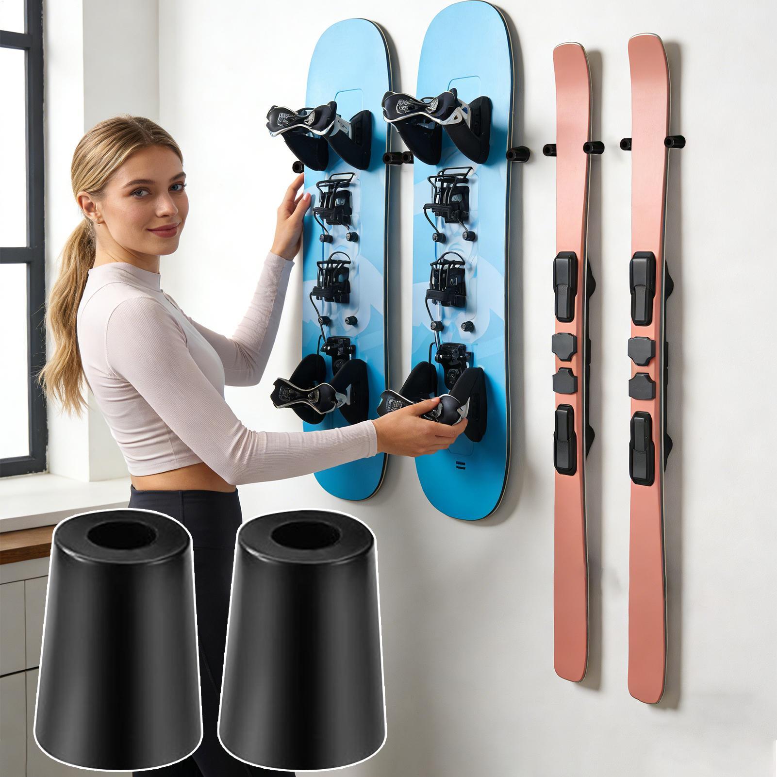 Sports Equipment Garage Storage - Ski Wall Mount Vertical Snowboard Gear