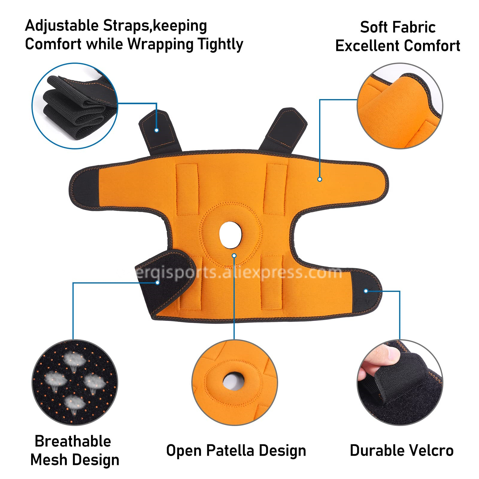1Pcs Knee Brace Support for Ar - Volleyball Knee Pad 评论和价格