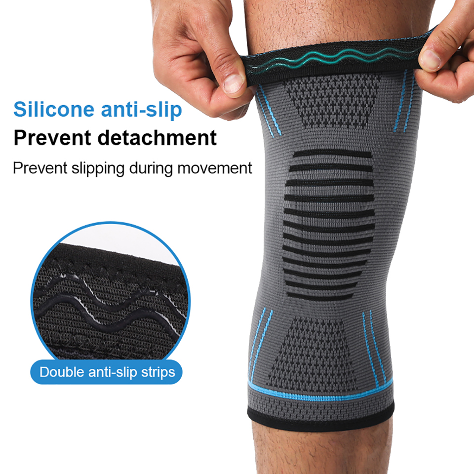1Pcs Elastic Knee Pads Silicon - Volleyball Knee Pad 评论和价格