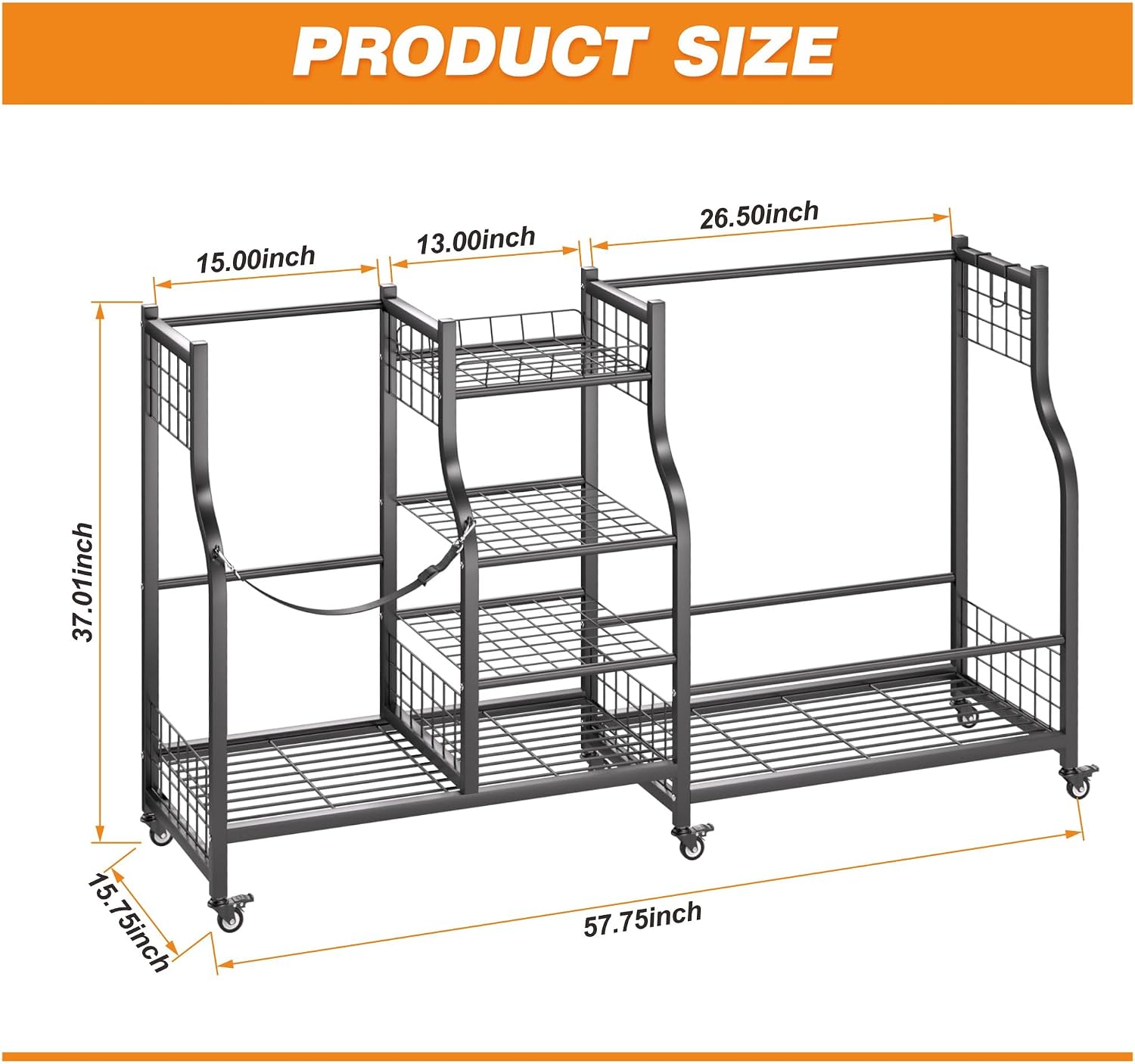 Golf Bag Storage Rack Organize - Sports Equipment Garage Storage 评论和价格