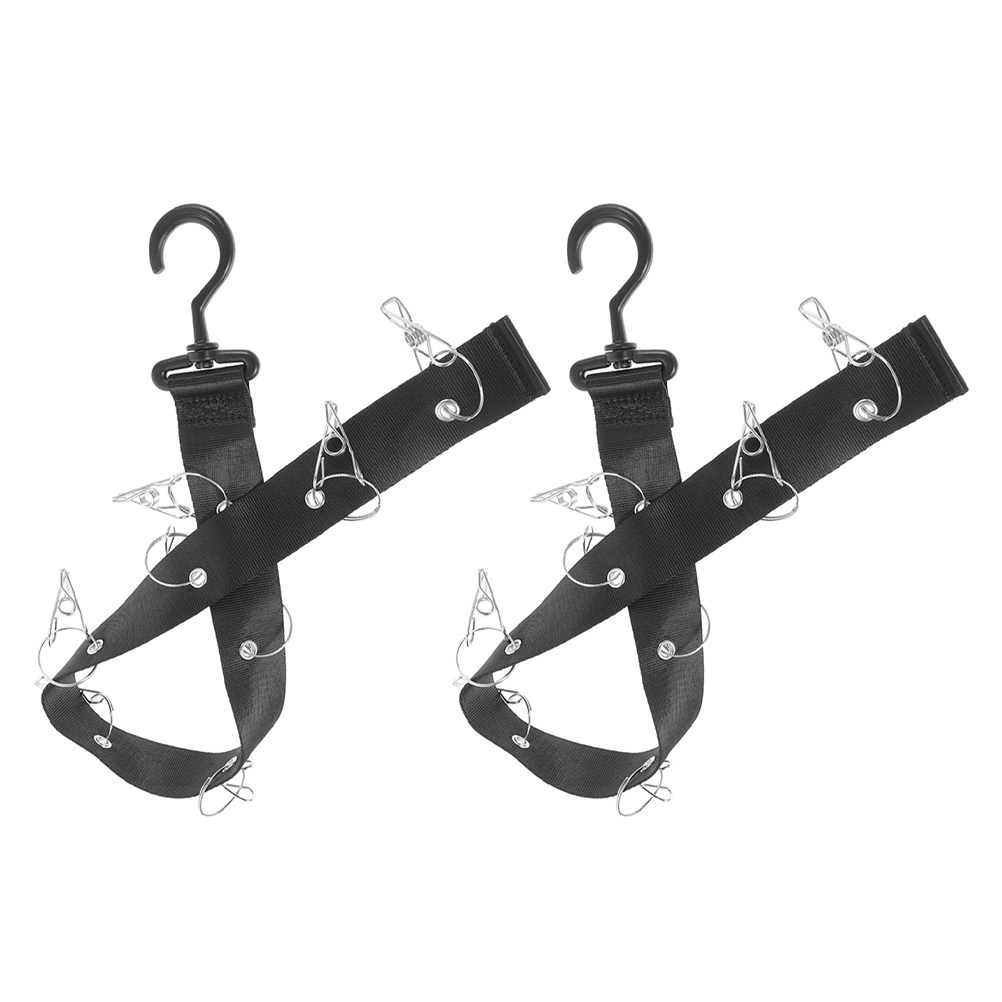2Pcs Lightweight Portable Hang - Sports Equipment Drying Rack 评论和价格
