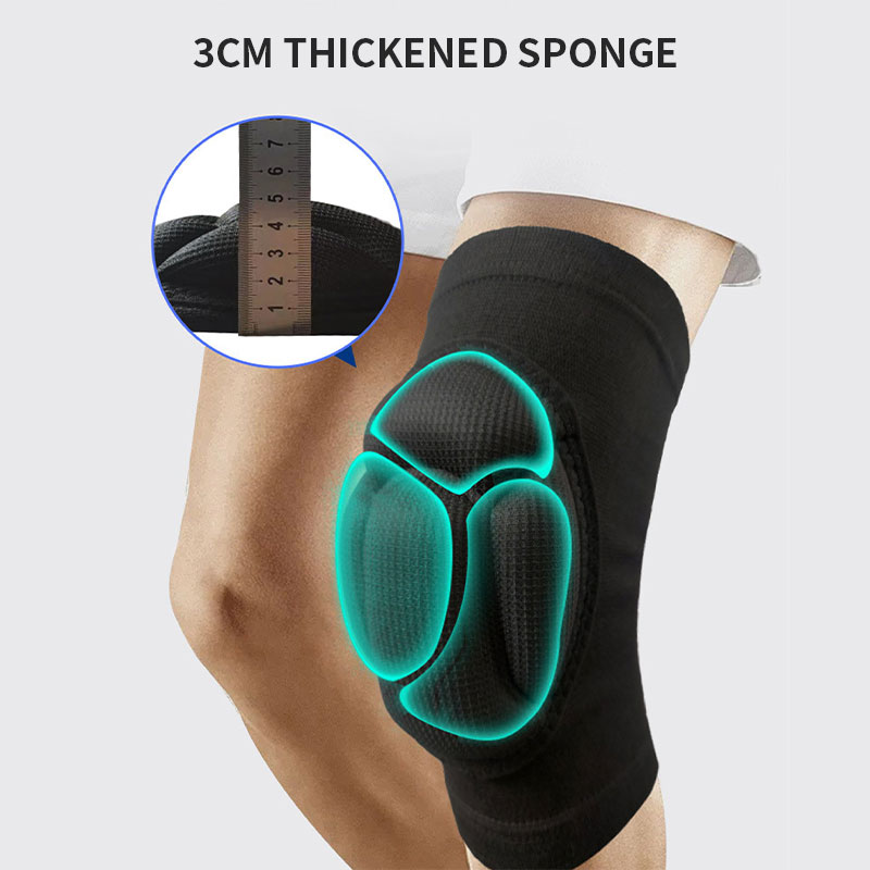 1 Pair/2Pcs Thickening Knee Pa - Volleyball Knee Pad 评论和价格
