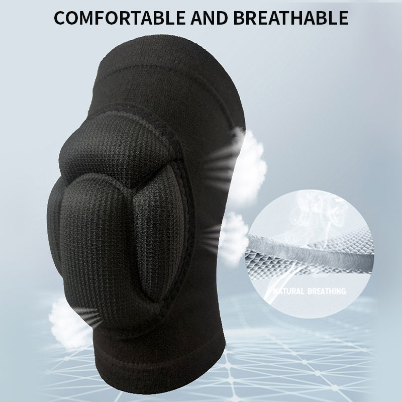 1 Pair/2Pcs Thickening Knee Pa - Volleyball Knee Pad 评论和价格