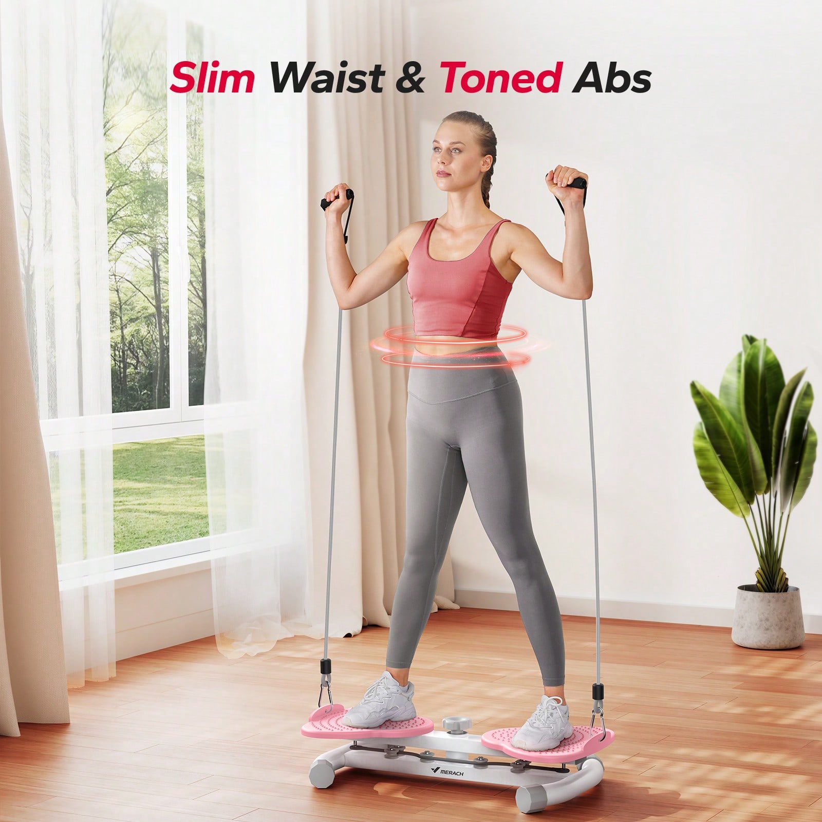 MERACH Waist Ab Machine, 300 L - Sports Equipment Club 评论和价格