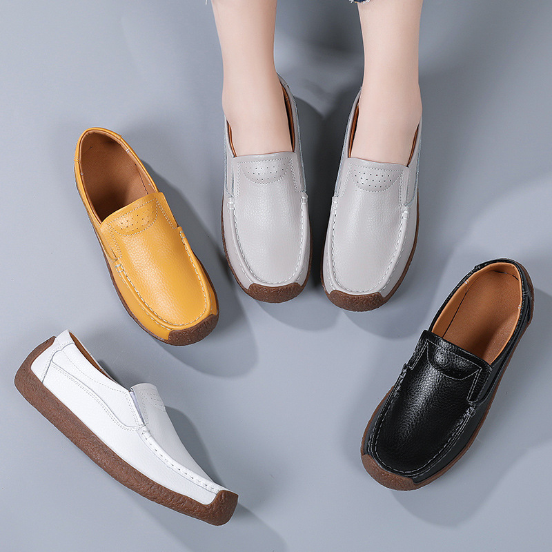Genuine Leather Women's Casual - Sports Equipment Brand 评论和价格