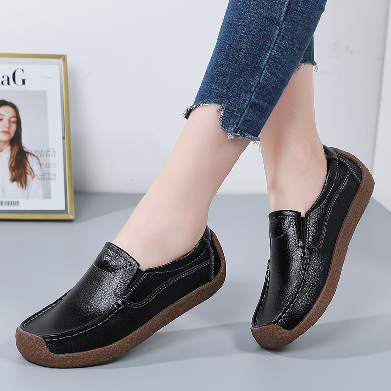 Genuine Leather Women's Casual - Sports Equipment Brand 评论和价格