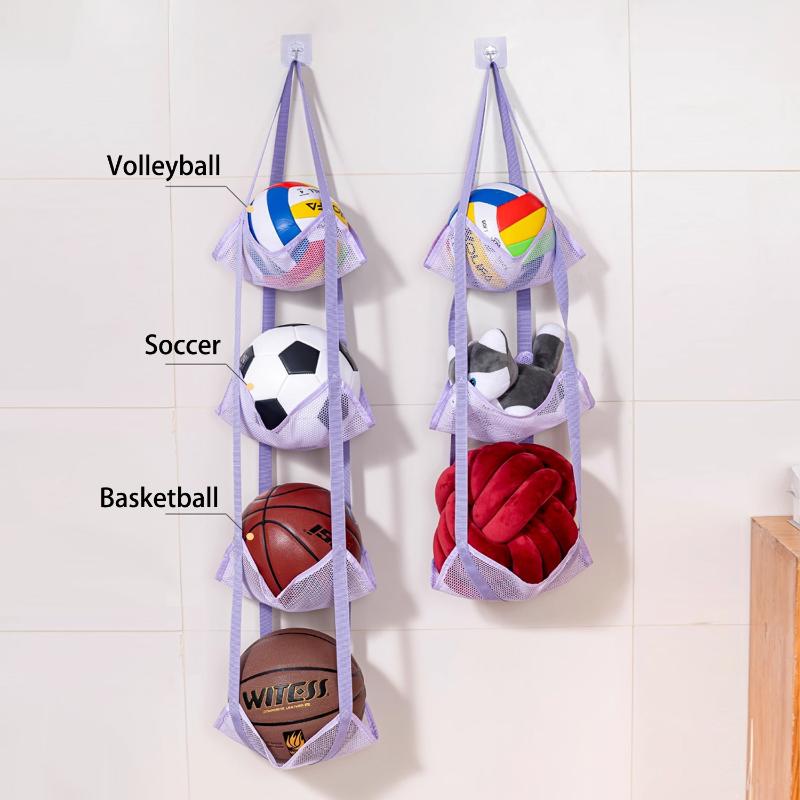 Soccer Ball Holder, Wall Mount - Sports Equipment Garage Storage 评论和价格