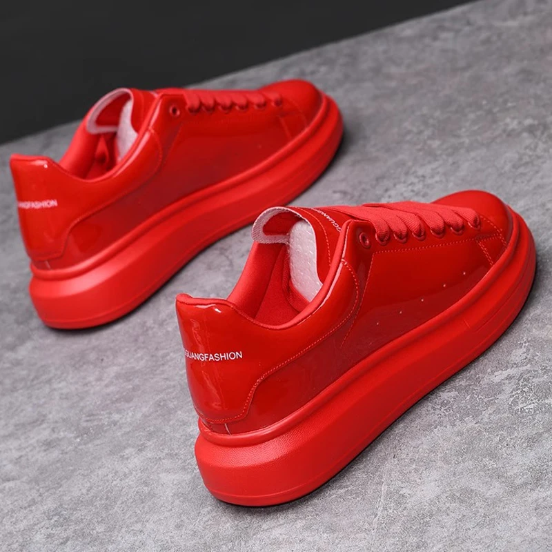Brand Men's Shoes Black Glossy - Sports Equipment Brand 评论和价格