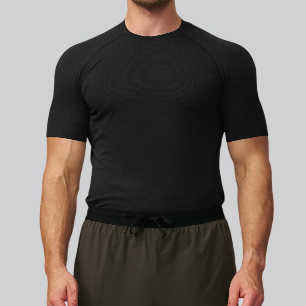 Men's Solid Color Sports T-shi - Sports Equipment Logos 评论和价格