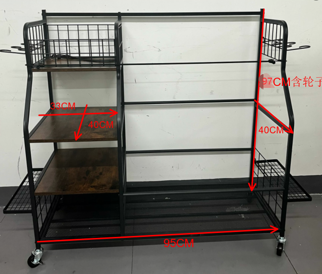 Rolling Golf Storage Rack Gara - Sports Equipment Garage Storage 评论和价格
