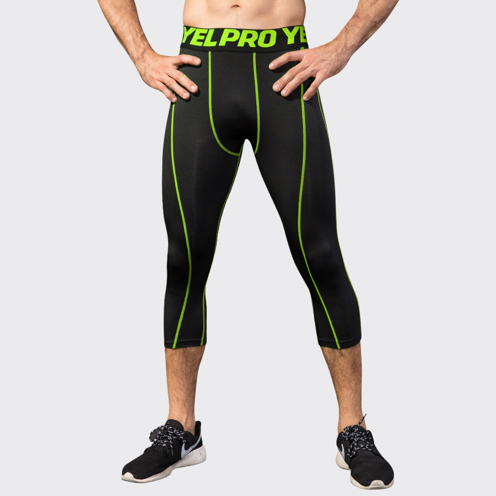 Men Compression Fitness Leggin - Sports Equipment Logos 评论和价格
