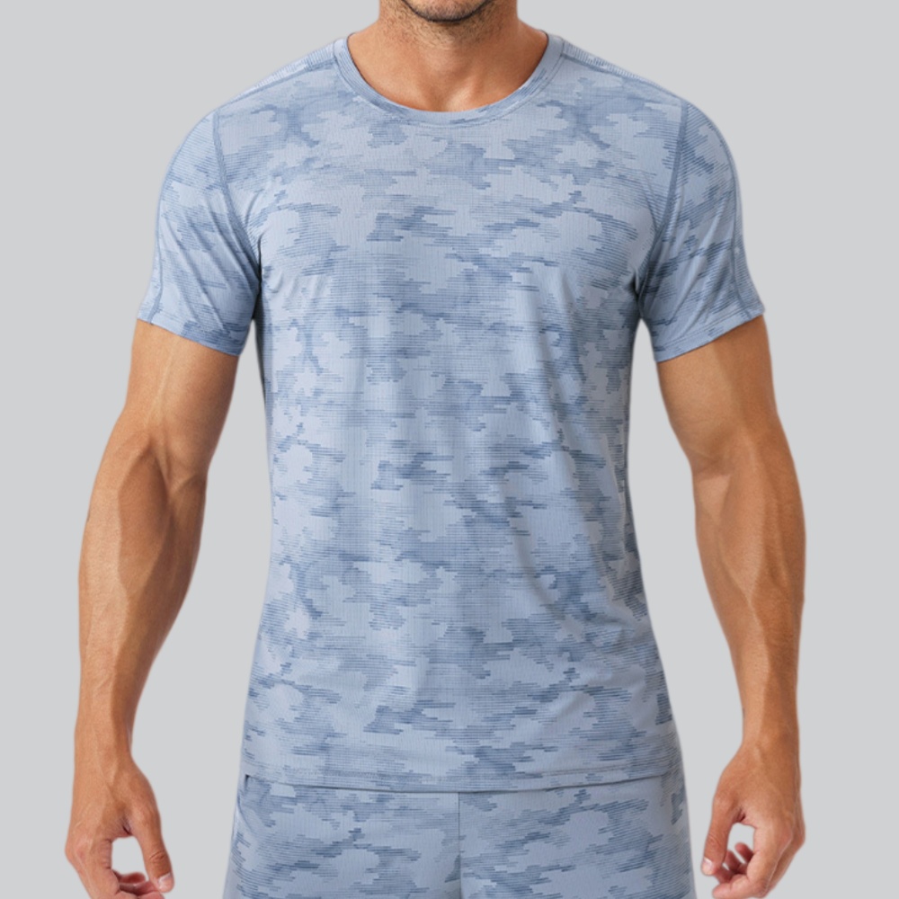 Men's Round Neck T-Shirt Sport - Sports Equipment Logos 评论和价格