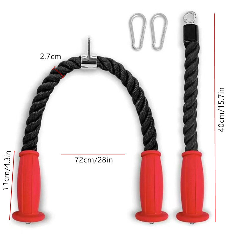 Ergonomic Tricep Ropes Non-Sli - Sports Equipment Club 评论和价格