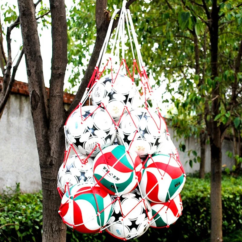 1Pc Football Net Bag Nylon Bol - Sports Equipment Outdoor Storage 评论和价格