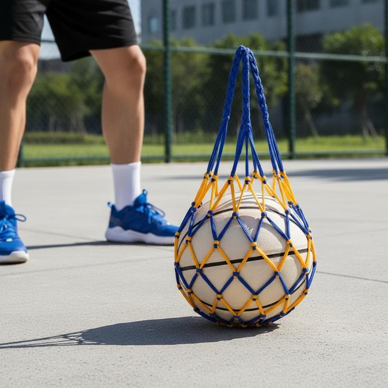 [F] Football Net Bag Nylon Bol - Sports Equipment Outdoor Storage 评论和价格