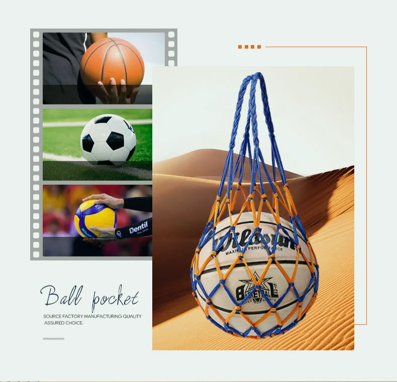 1PC Football Net Bag Nylon Bol - Sports Equipment Outdoor Storage 评论和价格