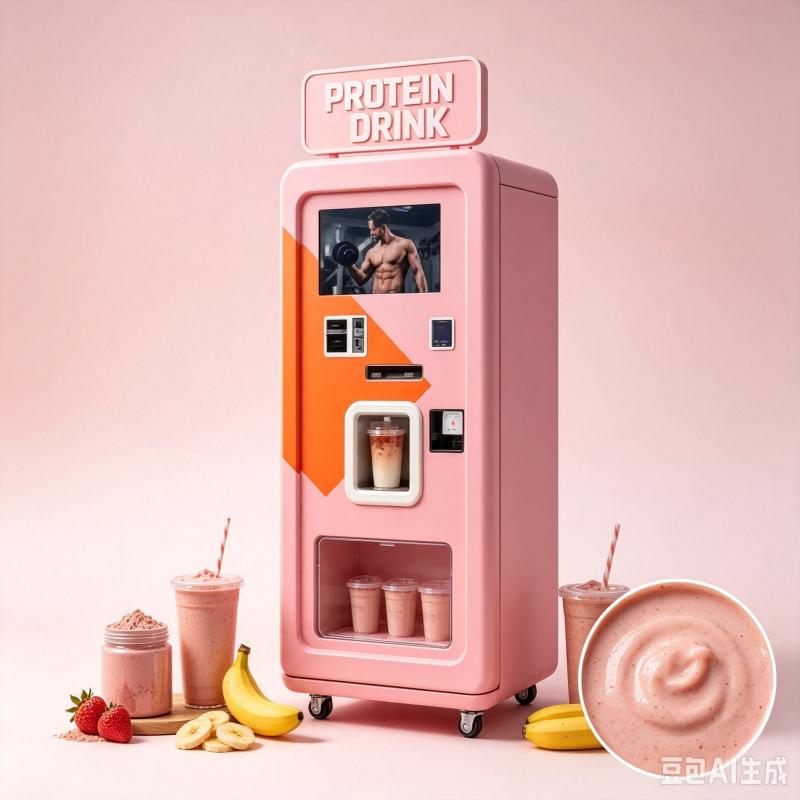Automatic Protein Shake Vendin - Sports Equipment Vending Machine 评论和价格