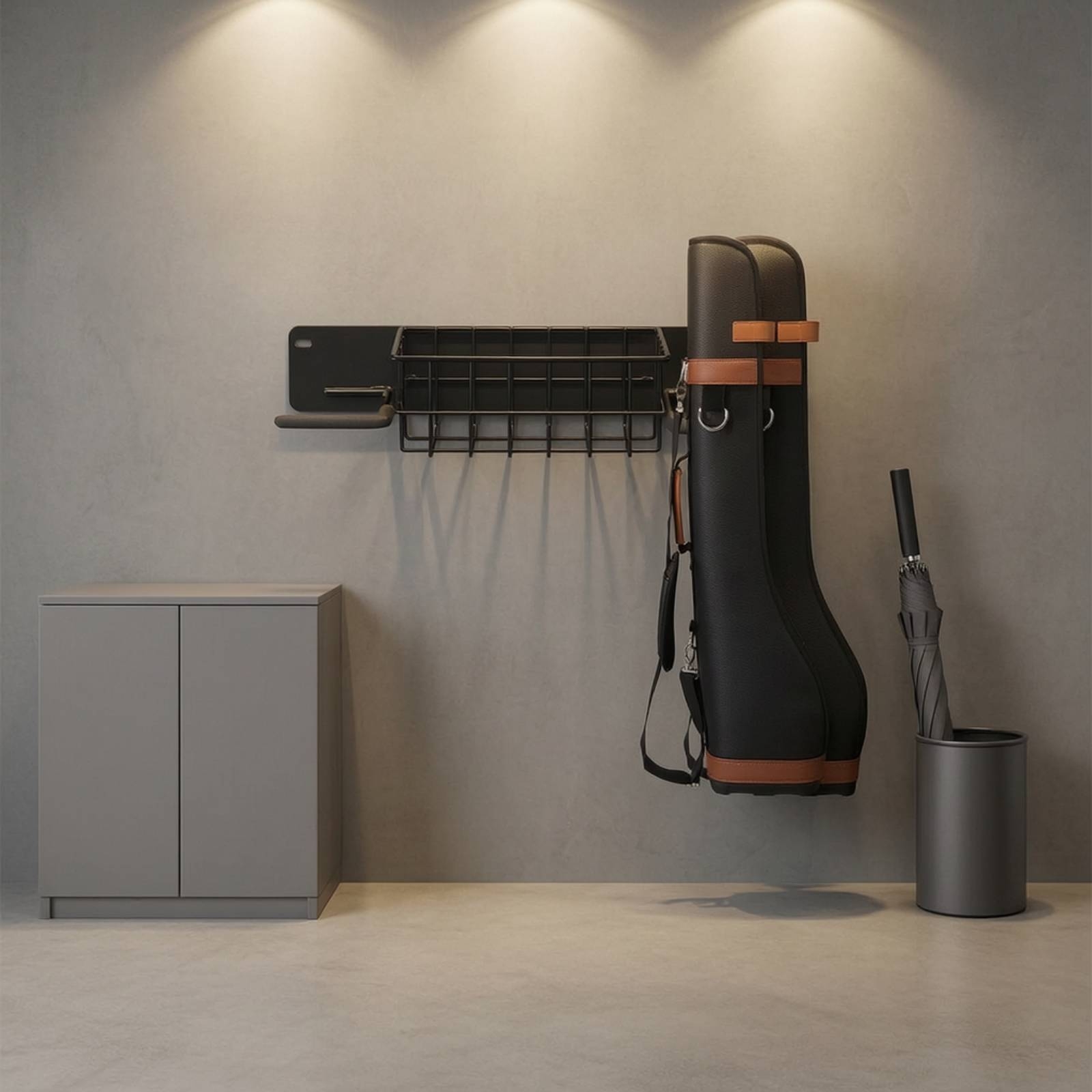 Golf Storage Rack Wall-Mounted - Sports Equipment Garage Storage 评论和价格