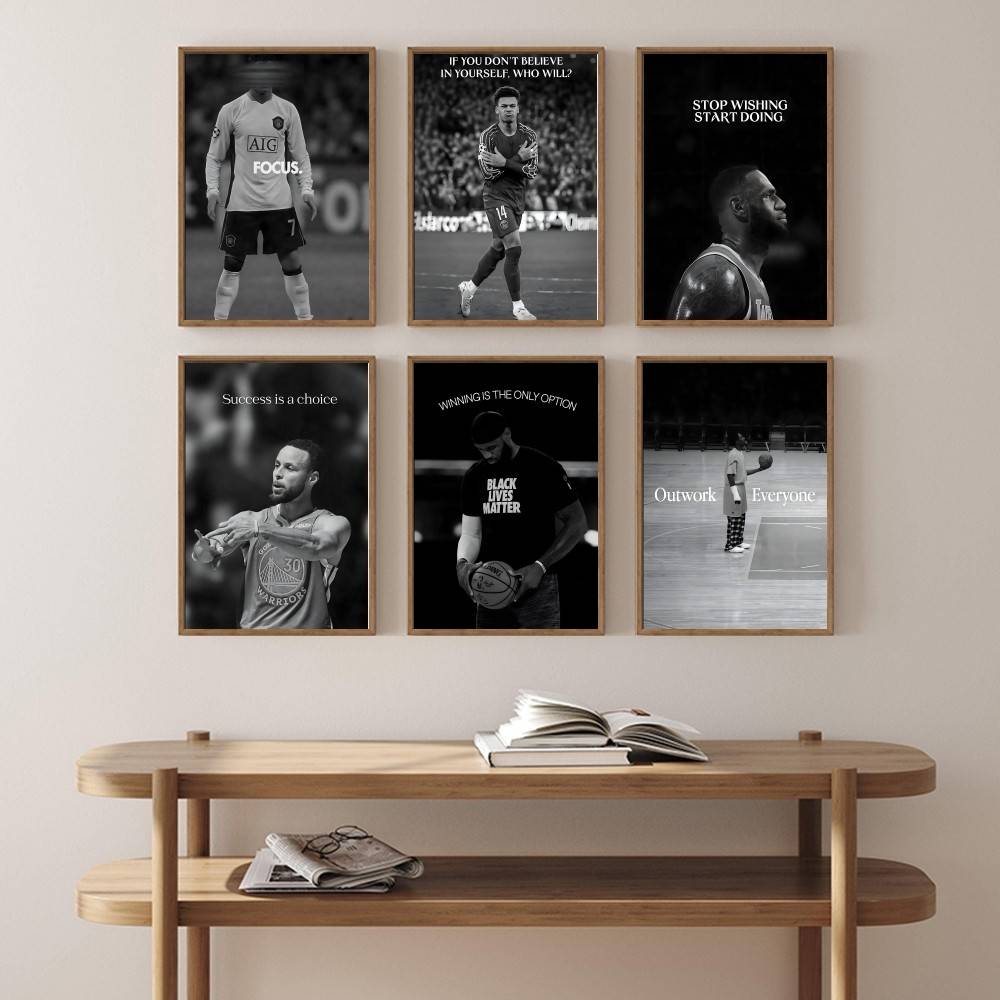 Athlete Inspirational Quotatio - Sports Equipment Poster 评论和价格