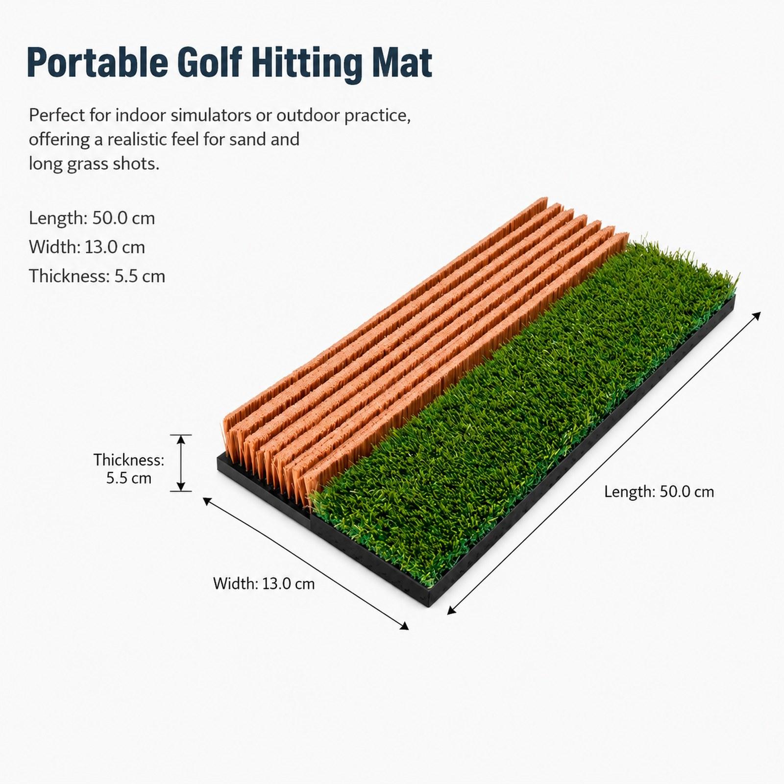Golf Hitting Mat Realistic Tur - Sports Equipment You Hit 评论和价格