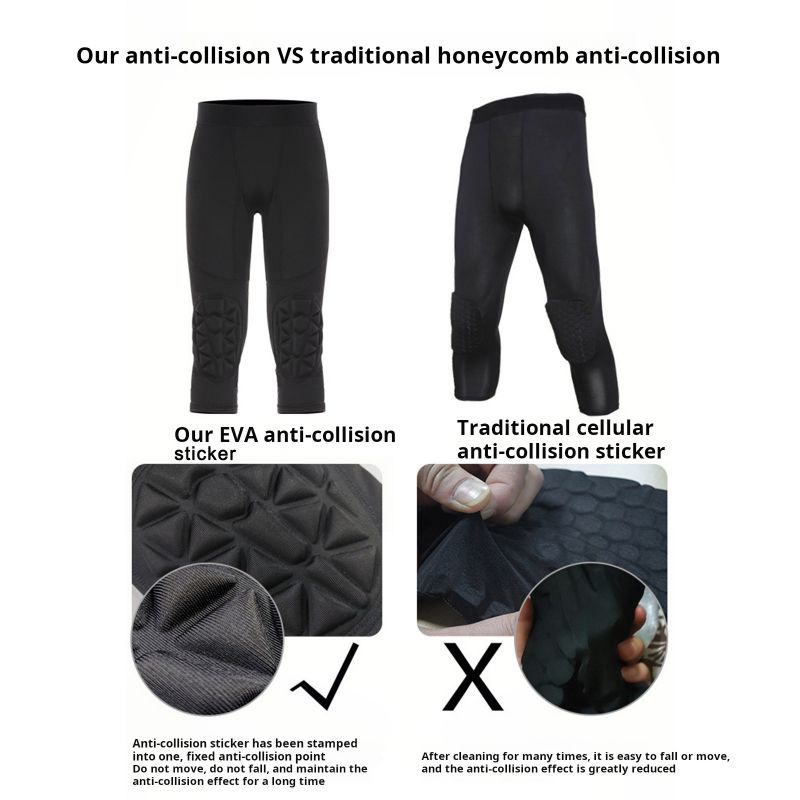 Youth Boys Capri Pants with Kn - Volleyball Knee Pad 评论和价格