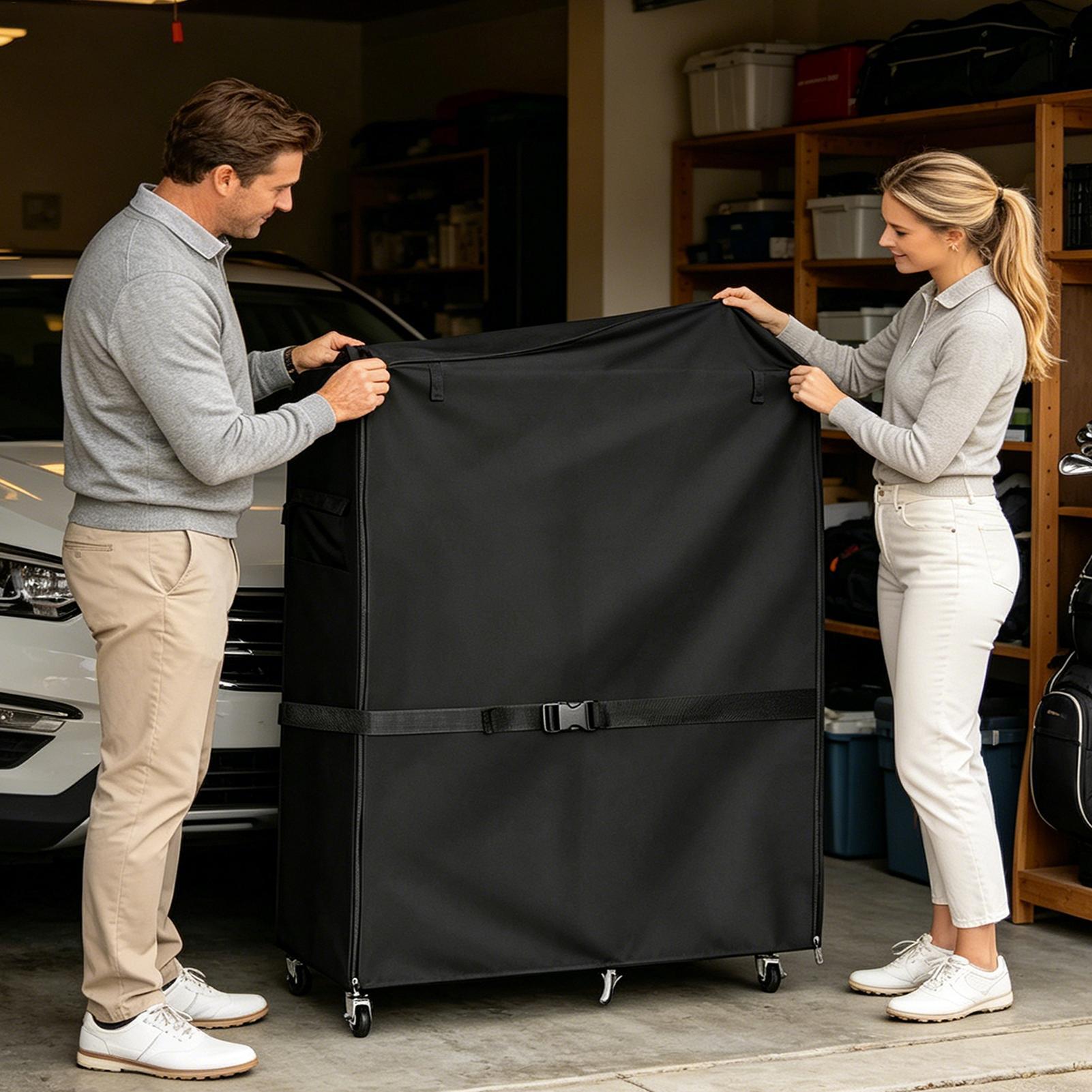 Golf Bag Storage Rack Cover Ox - Sports Equipment Garage Storage 评论和价格
