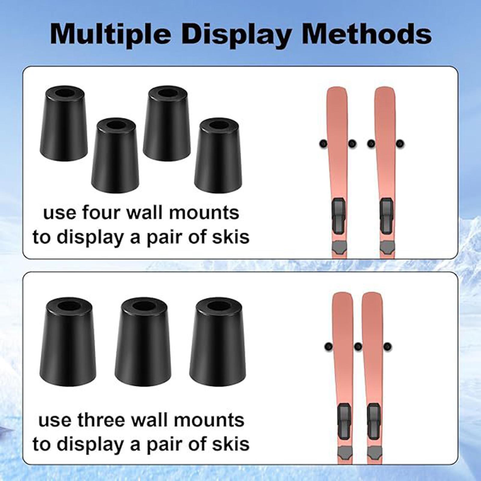 Ski Wall Mount Vertical Snowbo - Sports Equipment Garage Storage 评论和价格