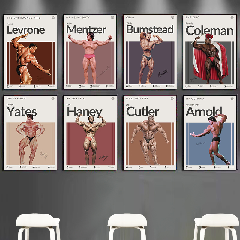 Motivation Bodybuilder Poster  - Sports Equipment Poster 评论和价格