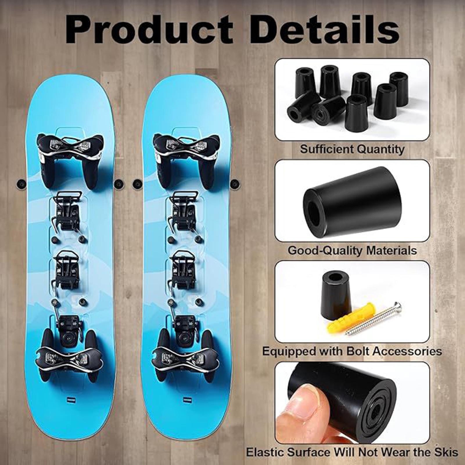 Ski Holders For Wall Vertical  - Sports Equipment Garage Storage 评论和价格