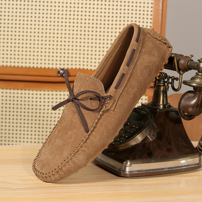 2026 Mens Moccasin Gray Brown  - Sports Equipment Brand 评论和价格