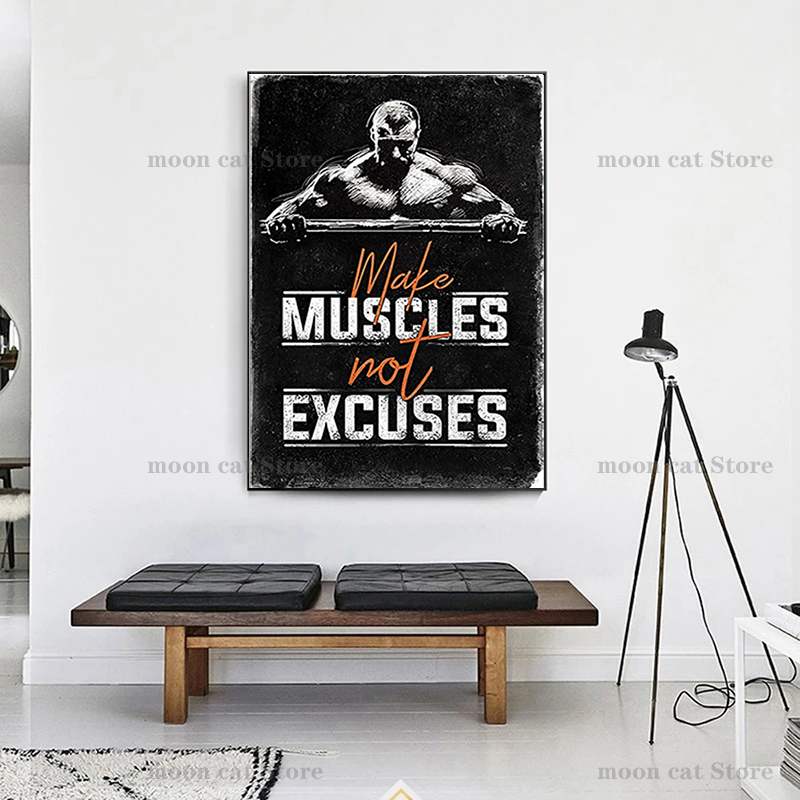 Fitness Sports Poster Bodybuil - Sports Equipment Poster 评论和价格