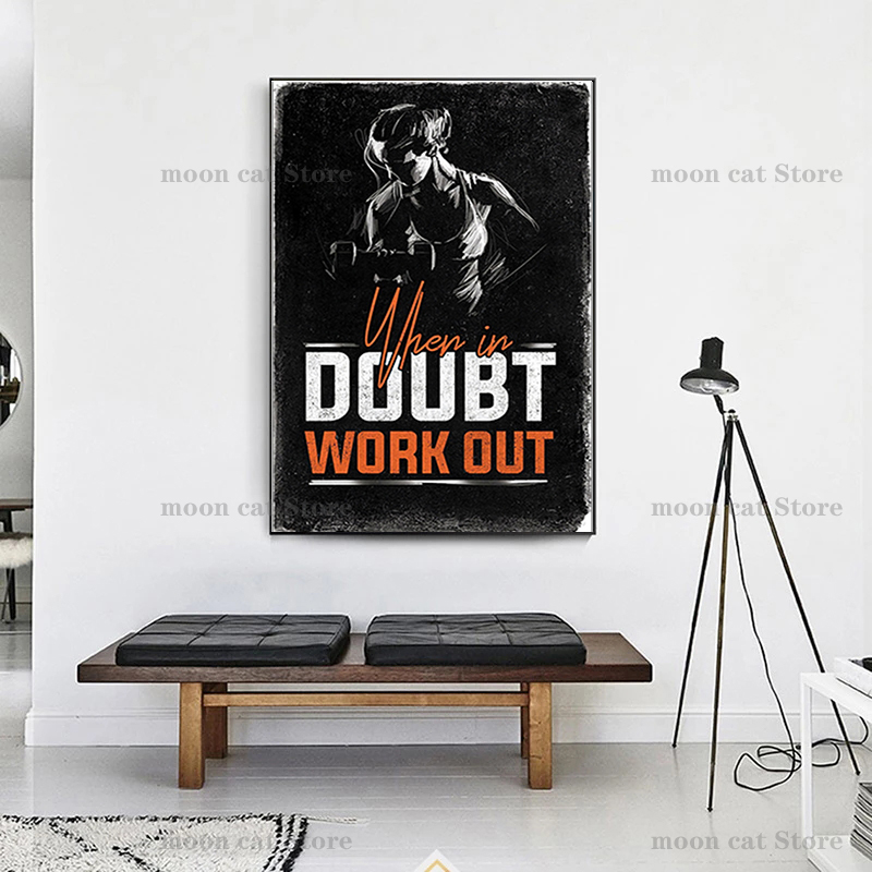Fitness Sports Poster Bodybuil - Sports Equipment Poster 评论和价格